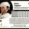 1991 Pro Set Minnesota North Stars #108 Dave Gagner