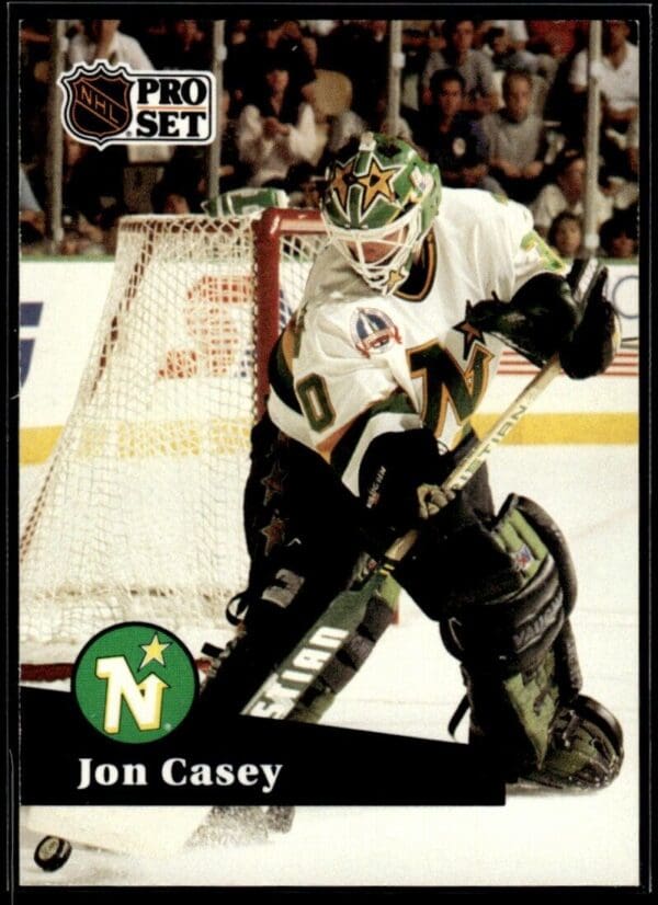 1991 Pro Set Minnesota North Stars #111 Jon Casey