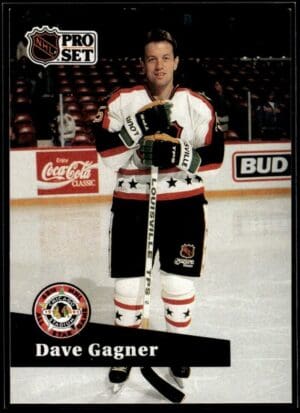 1991 Pro Set Minnesota North Stars #288 Dave Gagner