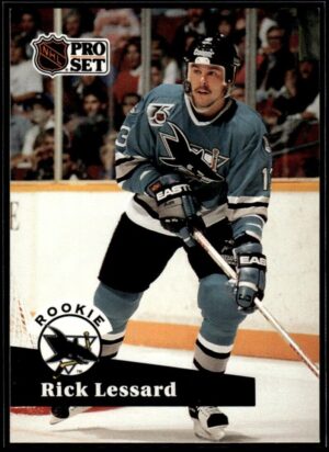 1991 Pro Set San Jose Sharks #560 Rick Lessard RC Rookie