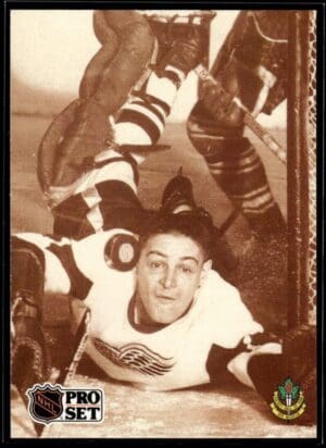 1991 Pro Set Detroit Red Wings #343 Terry Sawchuk