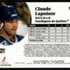 1991 Pro Set Quebec Nordiques #556 Claude Lapointe RC Rookie