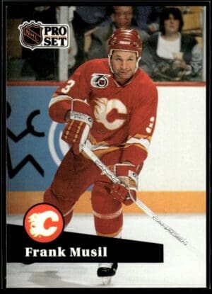 1991 Pro Set Calgary Flames #368 Frank Musil
