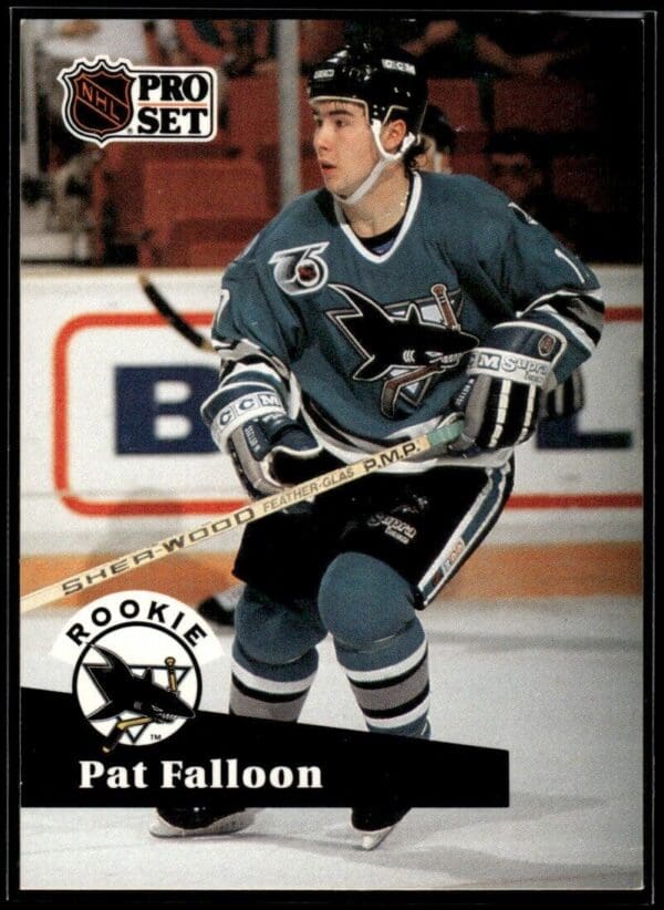 1991 Pro Set San Jose Sharks #558 Pat Falloon