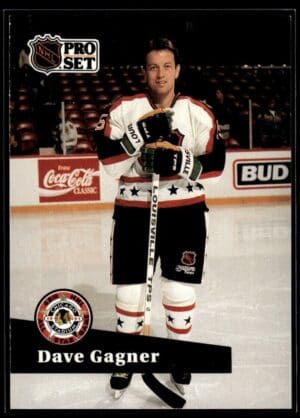 1991 Pro Set Minnesota North Stars #288 Dave Gagner