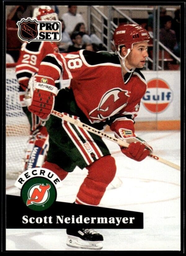 1991 Pro Set New Jersey Devils #547 Scott Niedermayer