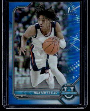 2021 Bowman University  #83 Hunter Sallis 48/199 Blue Refractor
