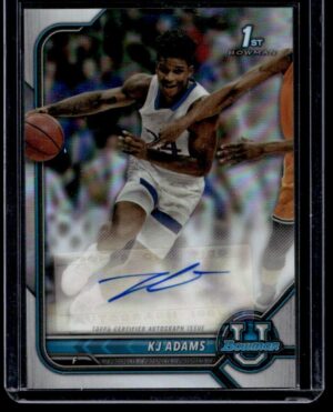 2021 Bowman University  #BCPA-KA KJ Adams Autographed