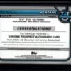 2021 Bowman University  #BCPA-KA KJ Adams Autographed