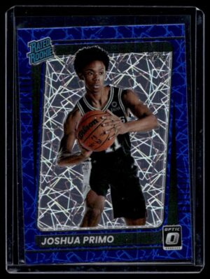 2021 Donruss San Antonio Spurs #212 Joshua Primo RC Rookie Blue Velocity