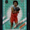 2021 Topps Now Overtime Elite  #61 Jalen Lewis RC Rookie OTE Aqua Wave Refractor