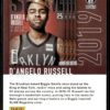 2021 Hoops SLAM Brooklyn Nets #SLAM #221 D'Angelo Russell