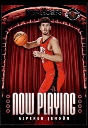 2021 Hoops Now Playing Houston Rockets #16 Alperen Sengun RC Rookie