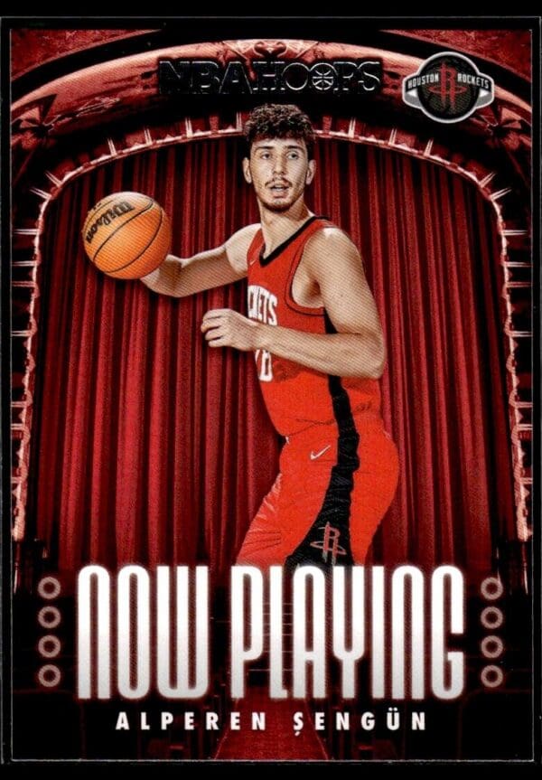 2021 Hoops Now Playing Houston Rockets #16 Alperen Sengun RC Rookie
