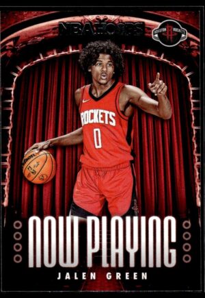 2021 Hoops Now Playing Houston Rockets #2 Jalen Green RC Rookie