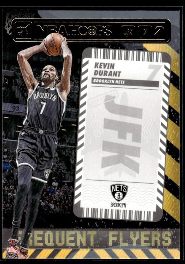 2021 Hoops Frequent Flyers Brooklyn Nets #15 Kevin Durant
