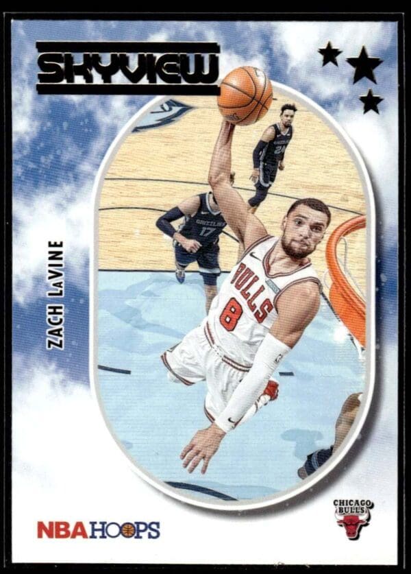 _10 2021 Hoops Skyview Chicago Bulls #2 Zach LaVine