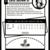 2021 Hoops Portland Trail Blazers #226 Greg Brown III RC Rookie Purple