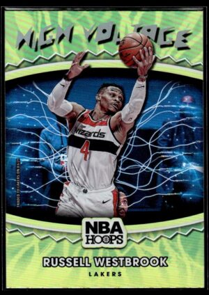 _10 2021 Hoops High Voltage Los Angeles Lakers #12 Russell Westbrook Holo