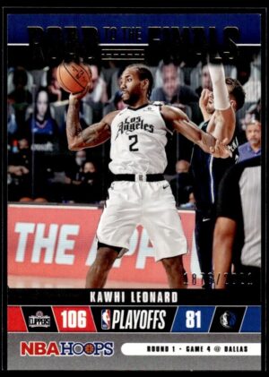 2021 Hoops Road to the Finals Los Angeles Clippers #30 Kawhi Leonard 1876/2021