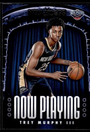 2021 Hoops Now Playing New Orleans Pelicans #17 Trey Murphy III RC Rookie