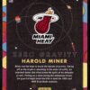 2021 Hoops Zero Gravity Miami Heat #15 Harold Miner