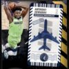 2021 Hoops Frequent Flyers Minnesota Timberwolves #7 Anthony Edwards