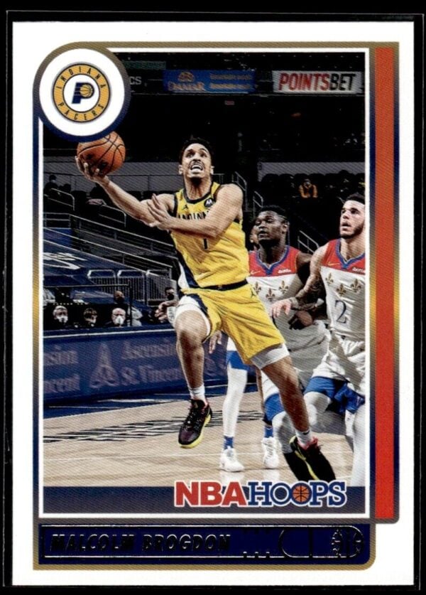 2021 Hoops Indiana Pacers #153 Malcolm Brogdon Red Back