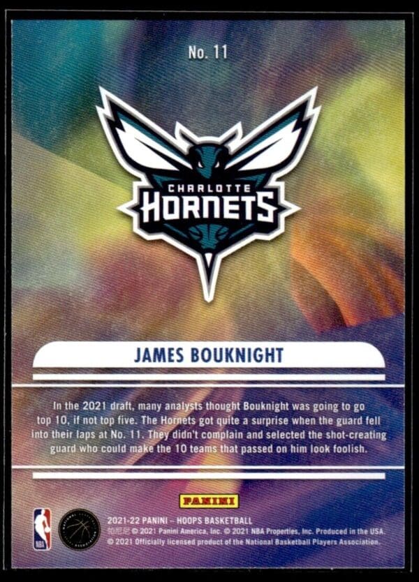 _10 2021 Hoops We Got Next Charlotte Hornets #11 James Bouknight RC Rookie