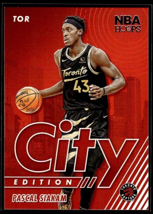 2021 Hoops City Edition Toronto Raptors #20 Pascal Siakam