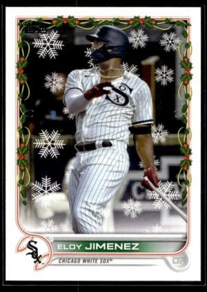 _10 2022 Topps Holiday Chicago White Sox #36 Eloy Jimenez