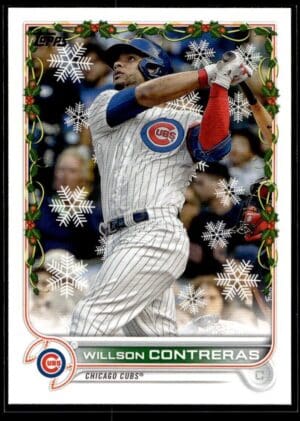 2022 Topps Holiday Chicago Cubs #172 Willson Contreras