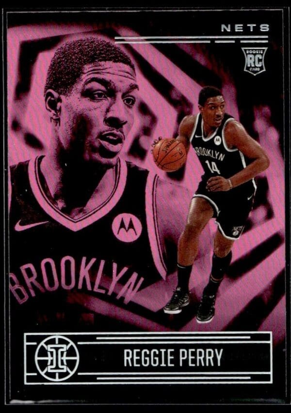 2020 Panini Illusions Brooklyn Nets #184 Reggie Perry RC Rookie Pink