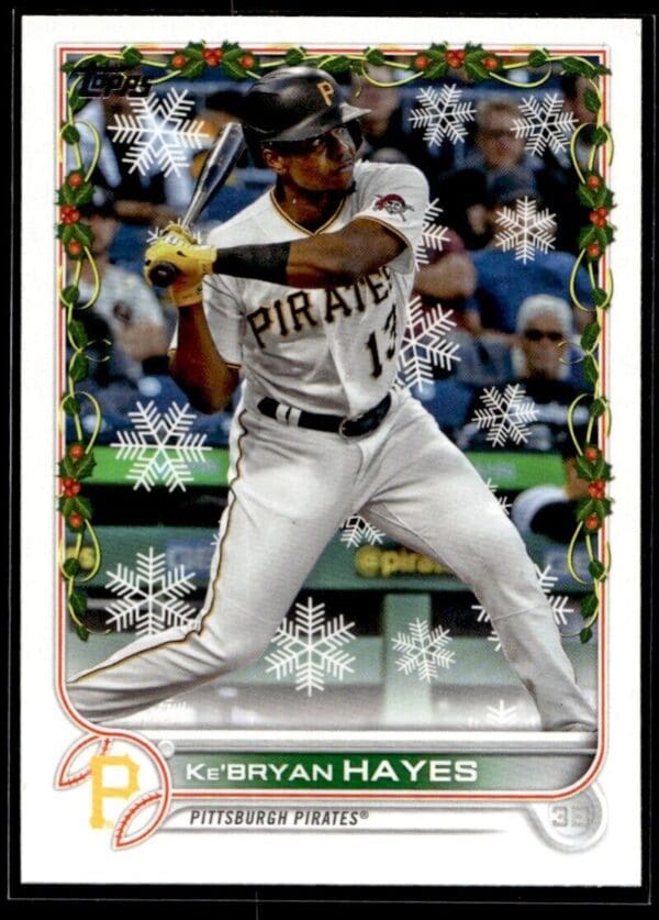 _10 2022 Topps Holiday Pittsburgh Pirates #122 Ke'Bryan Hayes