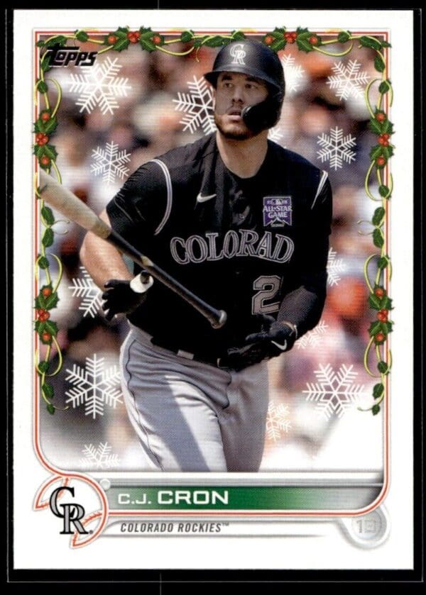 _10 2022 Topps Holiday Detroit Tigers #87 C.J. Cron