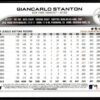 2022 Topps Holiday New York Yankees #102 Giancarlo Stanton