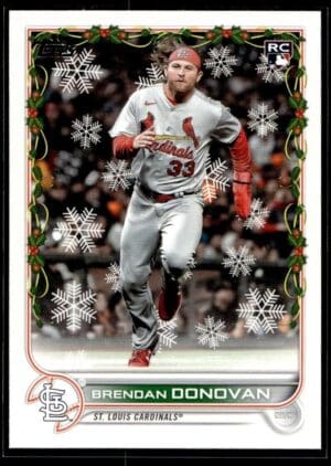 2022 Topps Holiday St. Louis Cardinals #61 Brendan Donovan RC Rookie