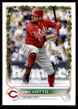 2022 Topps Holiday Cincinnati Reds #120 Joey Votto