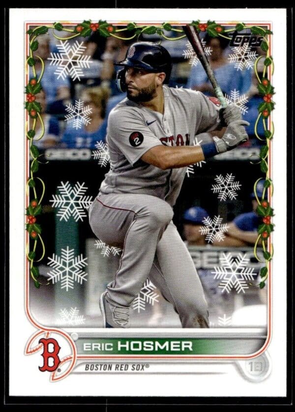 _10 2022 Topps Holiday San Diego Padres #18 Eric Hosmer