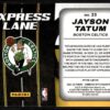 2021 Donruss Optic Express Lane Boston Celtics #23 Jayson Tatum Holo