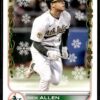 2022 Topps Holiday Oakland Athletics #38 Nick Allen RC Rookie