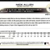 2022 Topps Holiday Oakland Athletics #38 Nick Allen RC Rookie