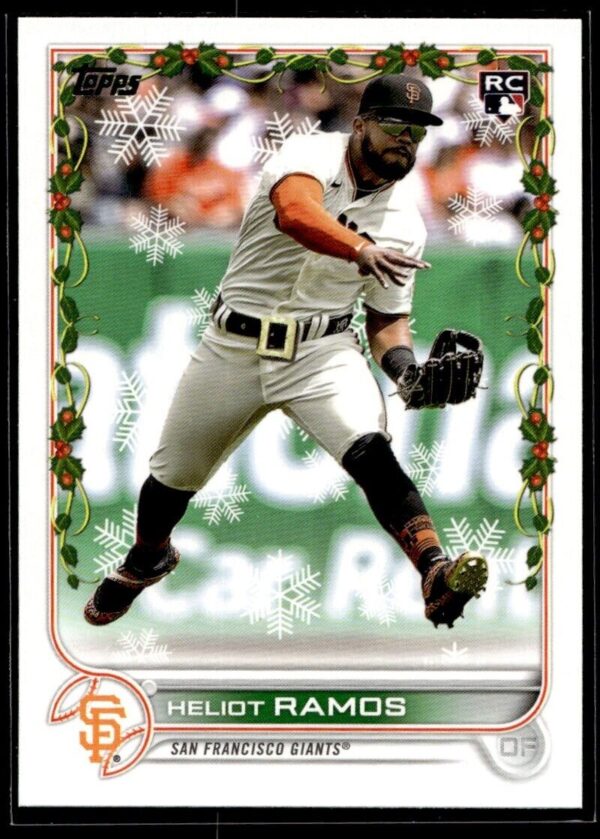 2022 Topps Holiday Richmond Flying Squirrels #121 Heliot Ramos RC Rookie