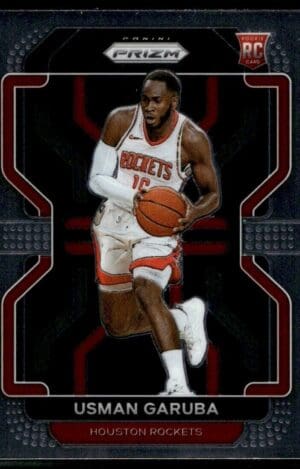 _10 2021-22 Panini Prizm Usman Garuba Rookie Houston Rockets #321