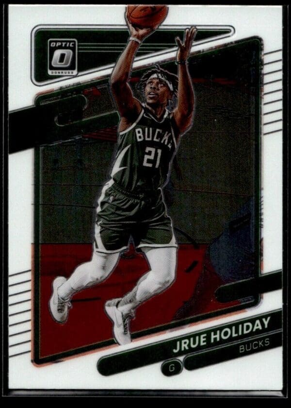 _10 2021-22 Donruss Optic Jrue Holiday Milwaukee Bucks #40