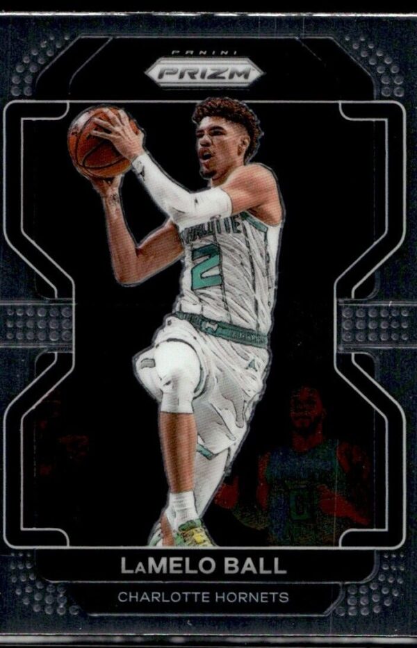 _10 2021-22 Panini Prizm LaMelo Ball Charlotte Hornets #185