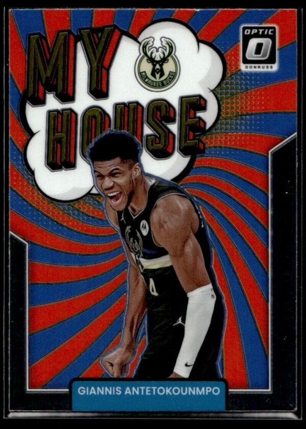 2021-22 Donruss Optic My House Giannis Antetokounmpo Milwaukee Bucks #4