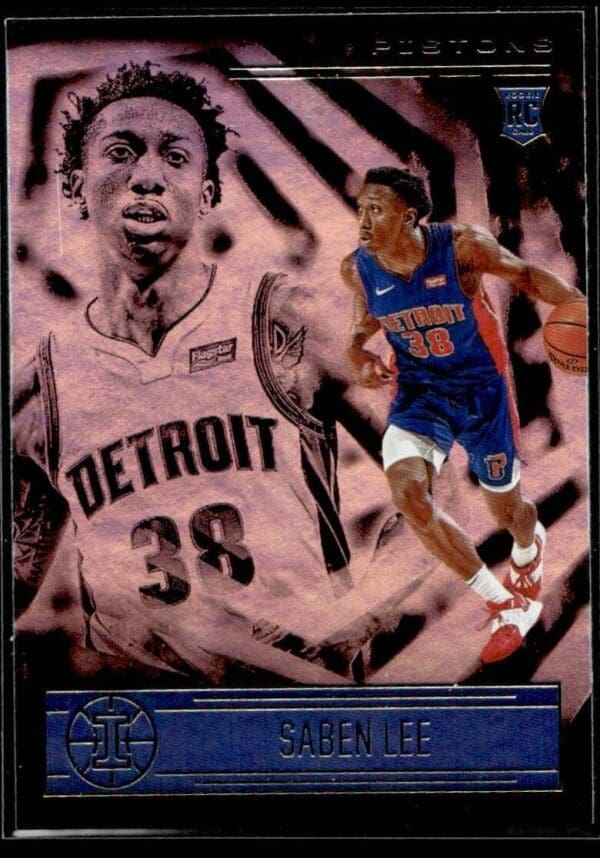 _10 2020 Panini Illusions Detroit Pistons #165 Saben Lee RC Rookie