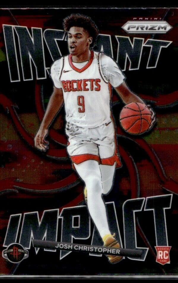 2021-22 Panini Prizm Instant Impact Josh Christopher Rookie Houston Rockets #11