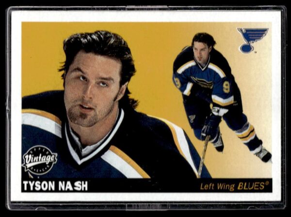 _10 2002 Upper Deck Vintage St. Louis Blues #217 Tyson Nash